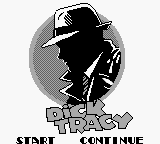 Dick Tracy (USA) Title Screen